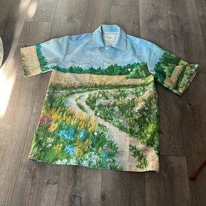 Summerfield Tencel Button-up Short Sleeve